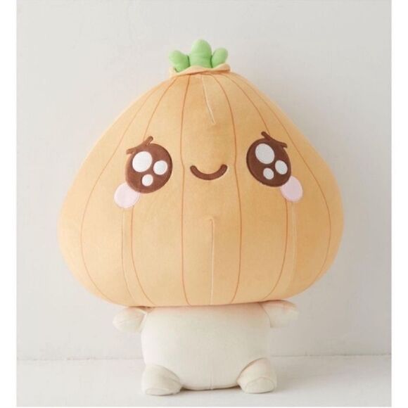 Smoko Mochi Plush Cream & Yellow Squishy - Picture 3 of 5